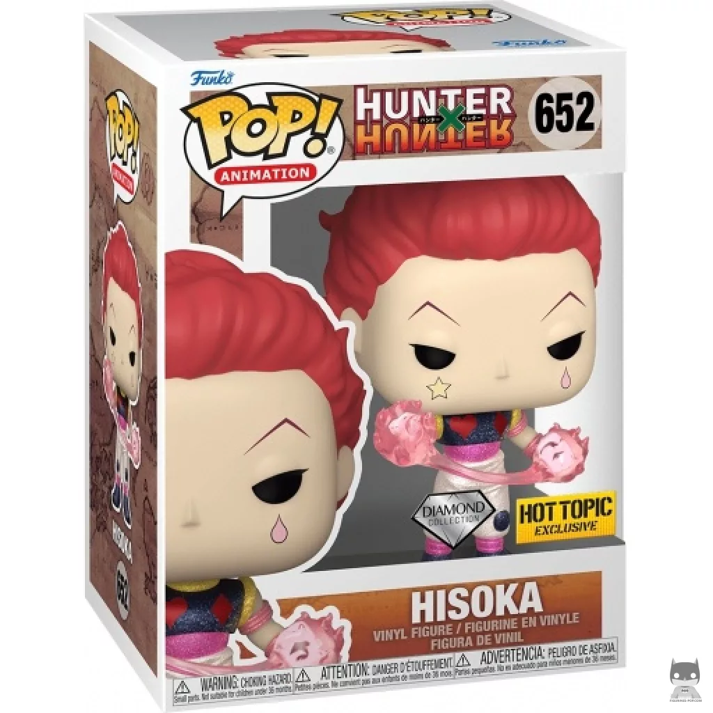 Figurine Funko POP Hisoka (Diamond Glitter) avec boîte