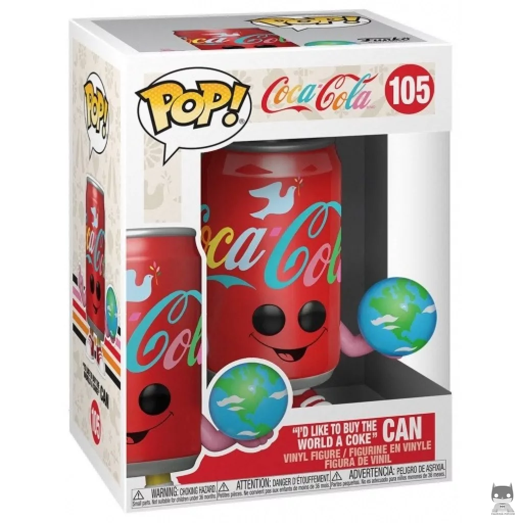Figurine Funko POP Canette "I'd Like to Buy the World a Coke" avec boîte