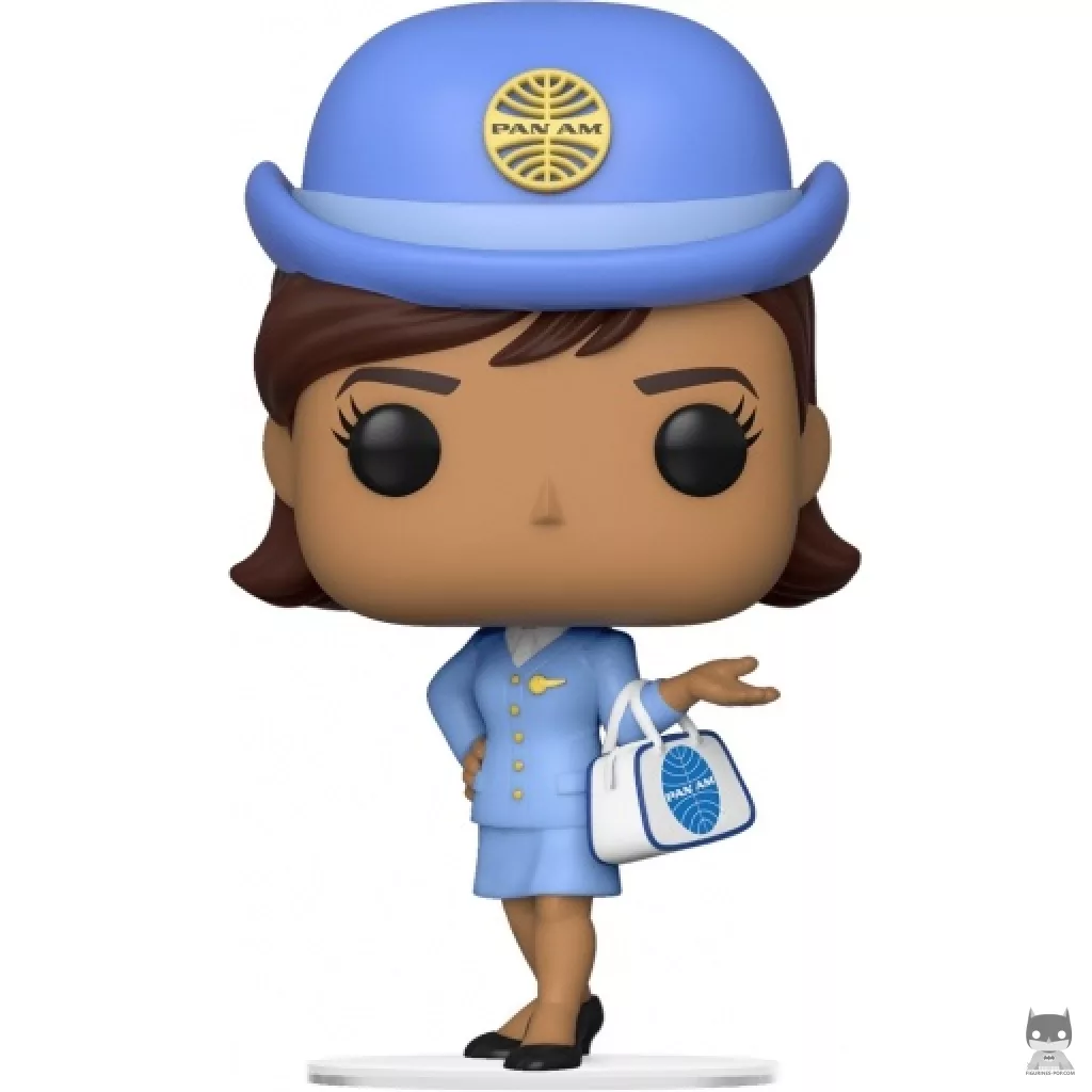 Figurine Funko POP Hôtesse de l'air Pan Am avec sac blanc (Icônes de marques)