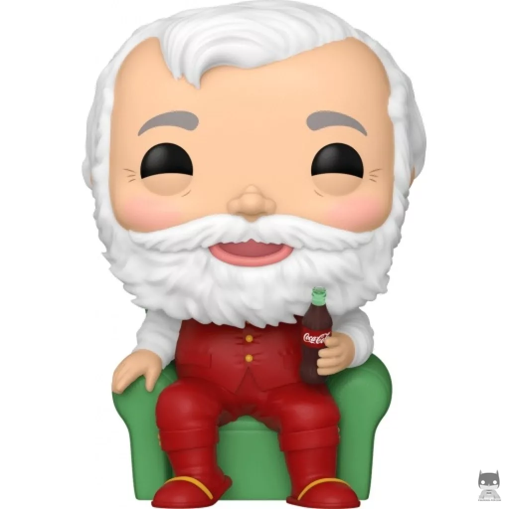 Figurine Funko POP Père Noël Coca-Cola sur Fauteuil (Icônes de marques)