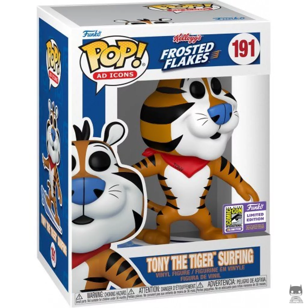 Figurine Funko POP Tony Le Tigre Surfeur avec boîte