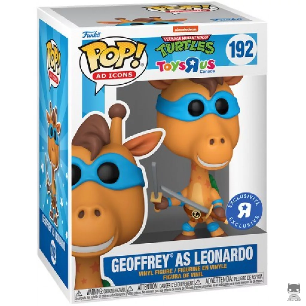 Figurine Funko POP Geoffrey en Leonardo avec boîte