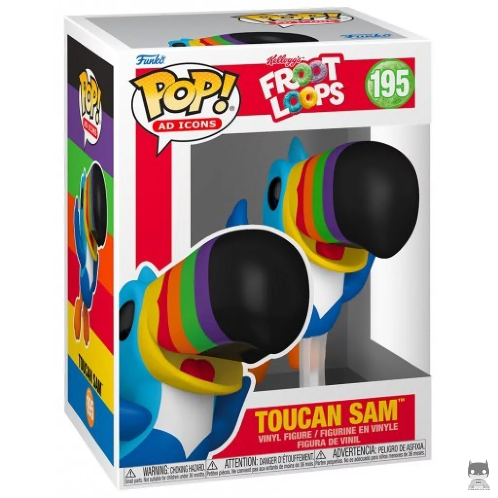 Figurine Funko POP Toucan Sam avec boîte