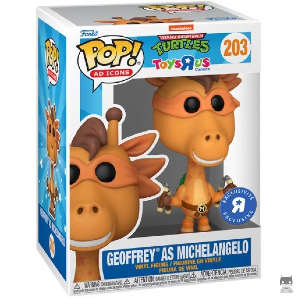 Figurine Funko POP Geoffrey en Michelangelo avec boîte