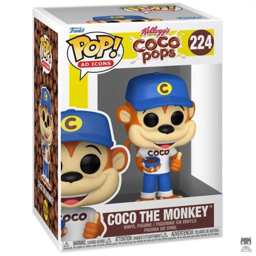 Figurine Funko POP Coco Le Singe (Coco Pops Kellog's) avec boîte