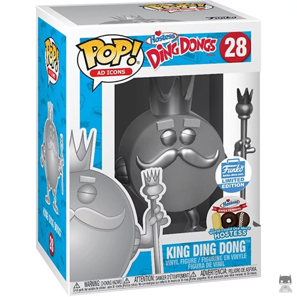 Figurine Funko POP King Ding Dong (Platine) avec boîte