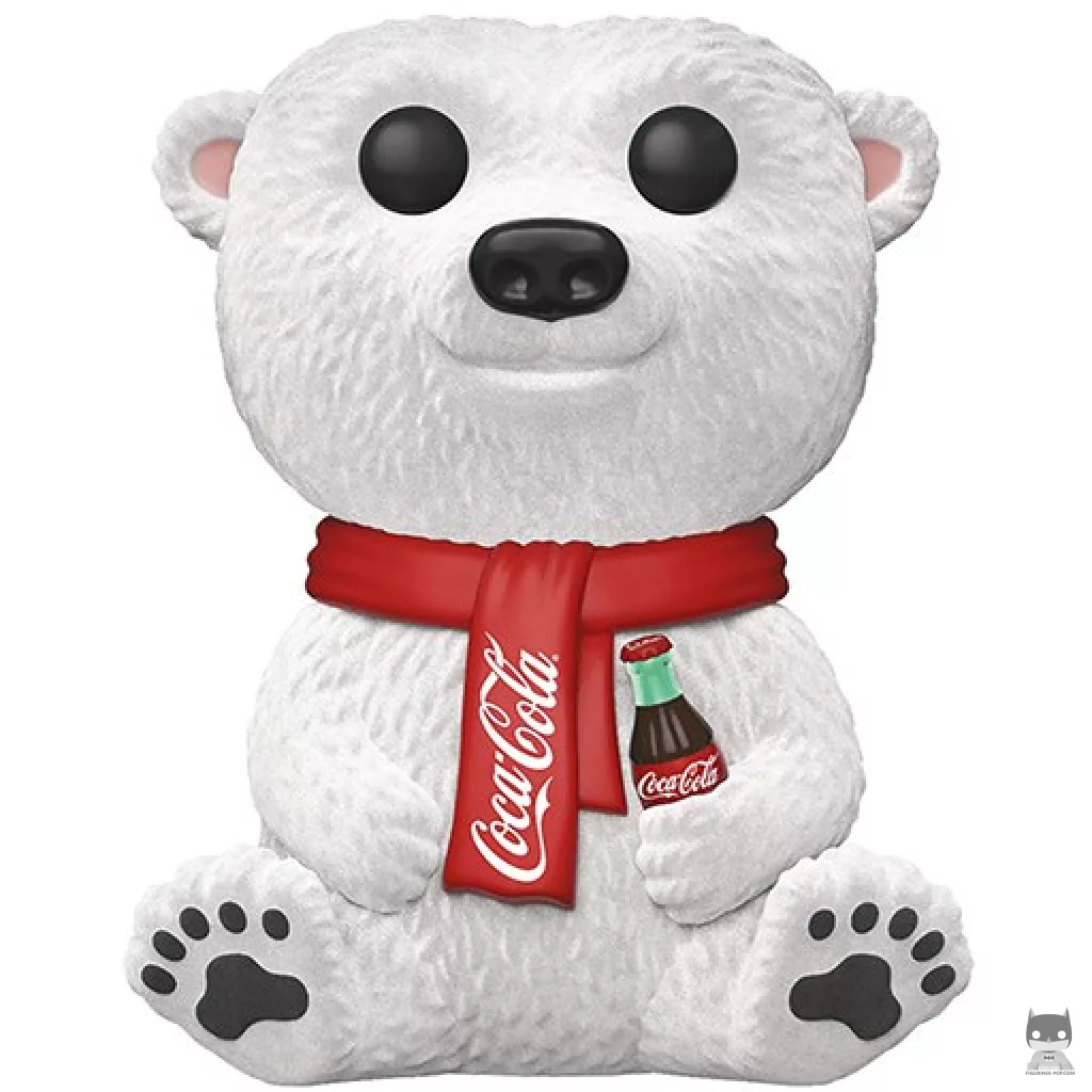 Figurine Funko POP Ours polaire Coca-Cola (Flocked) (Icônes de marques)