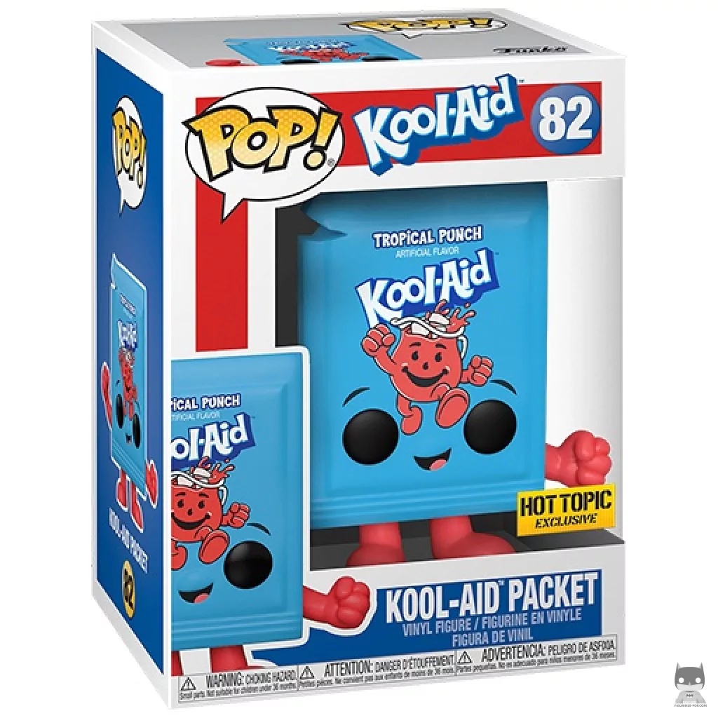 Figurine Funko POP Kool-Aid Packet (Bleu) avec boîte