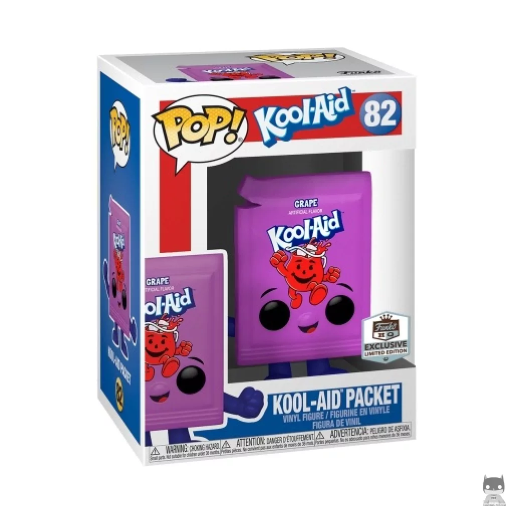 Figurine Funko POP Kool-Aid Packet (Violet) avec boîte