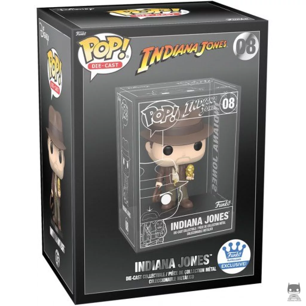 Figurine Funko POP Indiana Jones avec l'idole en or avec boîte