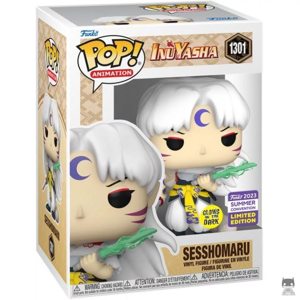 Figurine Funko POP Sesshômaru (Glow in the Dark) avec boîte