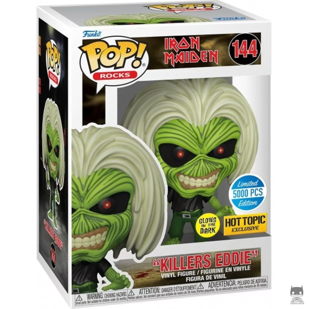 Figurine Funko POP Killers Eddie (Glow in the Dark) avec boîte