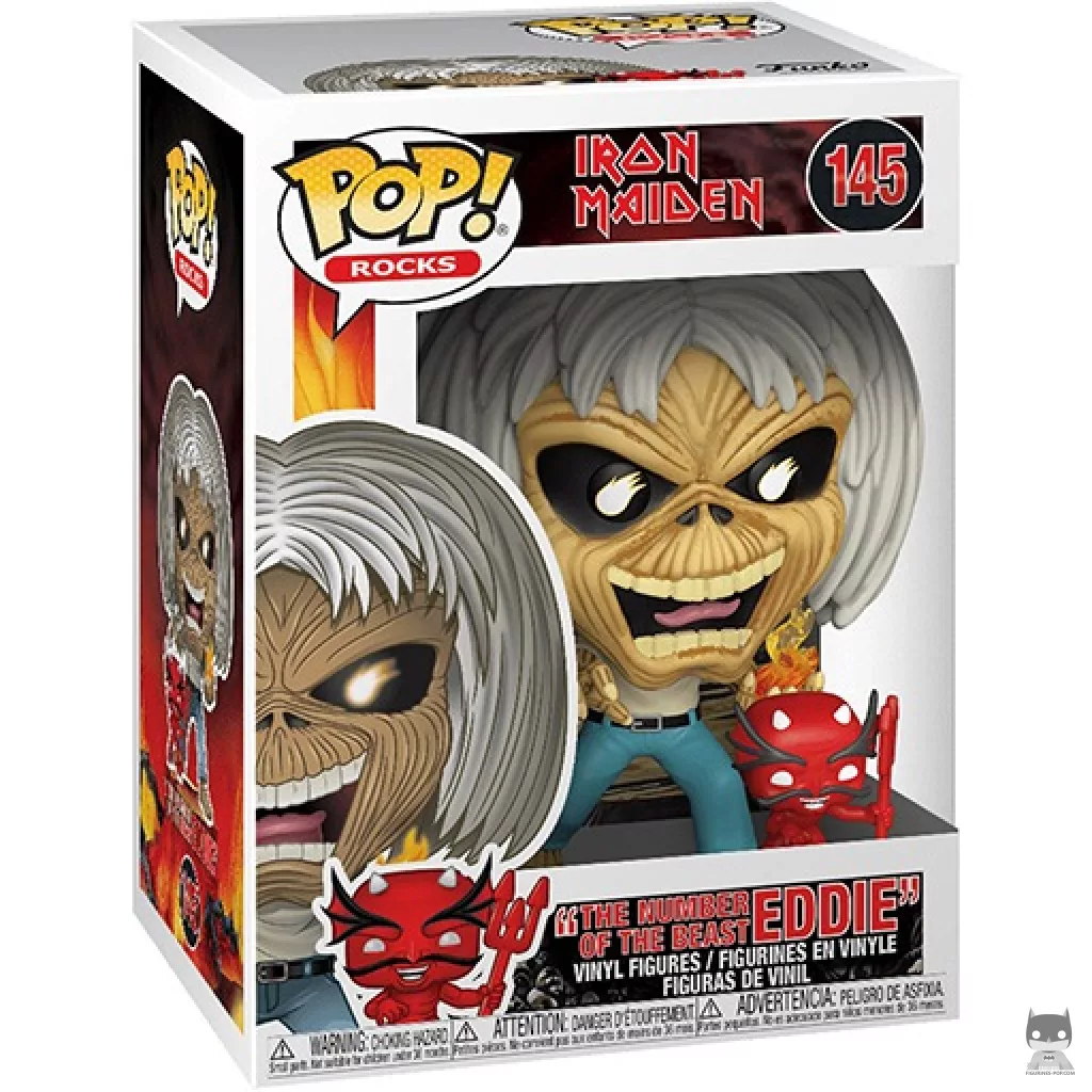 Figurine Funko POP The Number of the Beast Eddie avec boîte