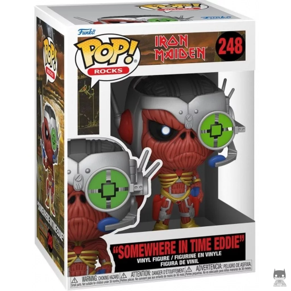Figurine Funko POP Eddie Somewhere in Time avec boîte
