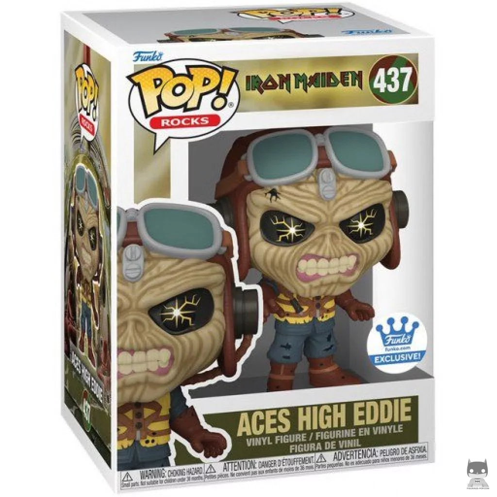 Figurine Funko POP Aces High Eddie avec boîte