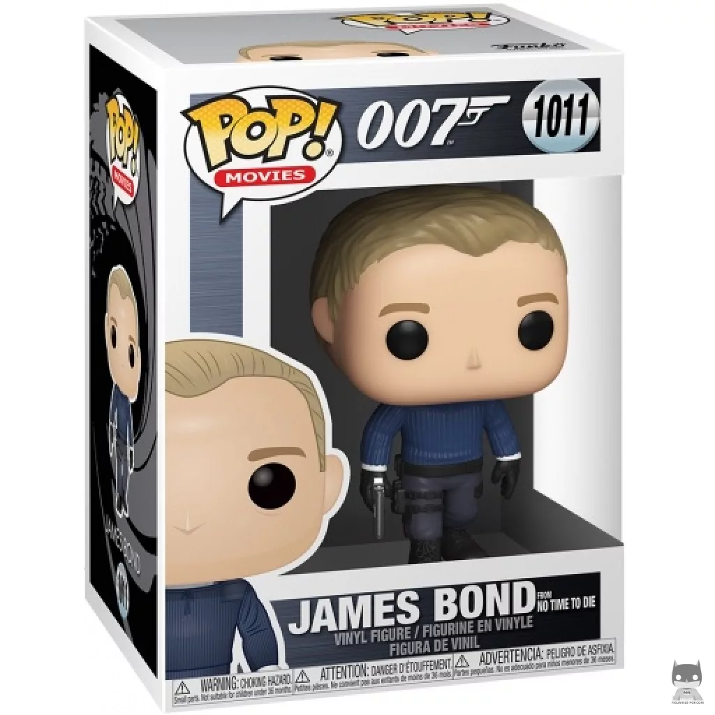 Figurine Funko POP James Bond (Mourir peut attendre) avec boîte