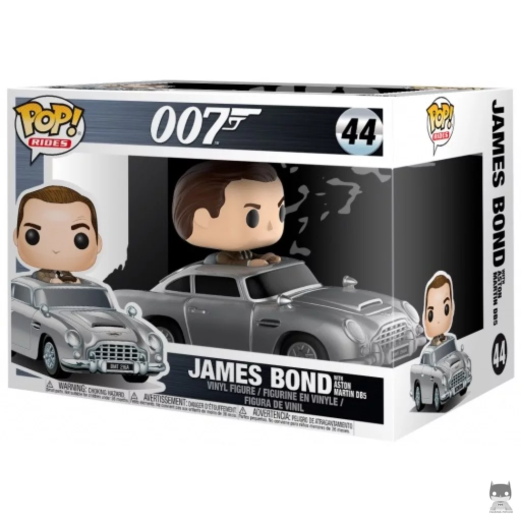 Figurine Funko POP James Bond avec Aston Martin DB5 avec boîte