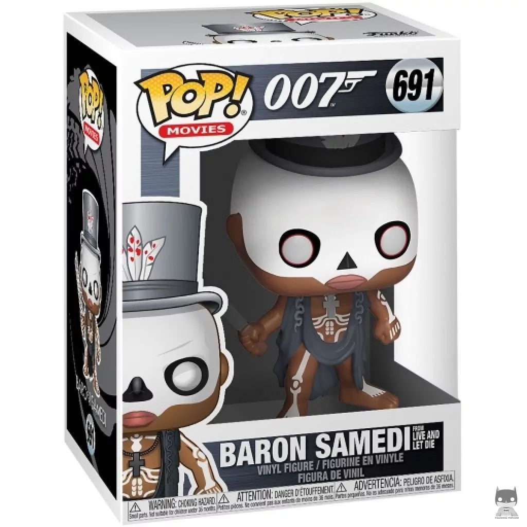 Figurine Funko POP Baron Samedi (Vivre et laisser mourir) avec boîte