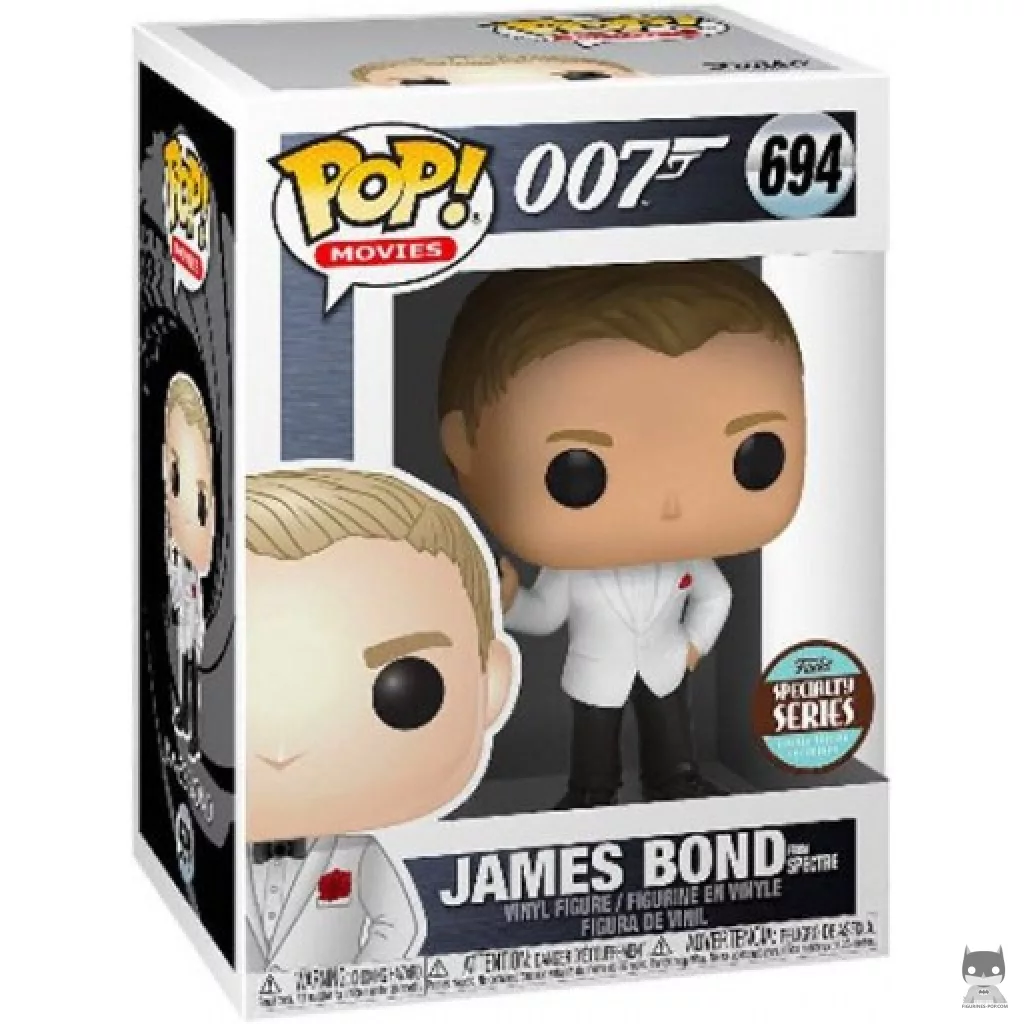 Figurine Funko POP James Bond (Spectre) avec boîte