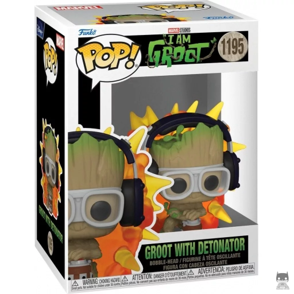 Figurine Funko POP Groot avec Détonateur avec boîte