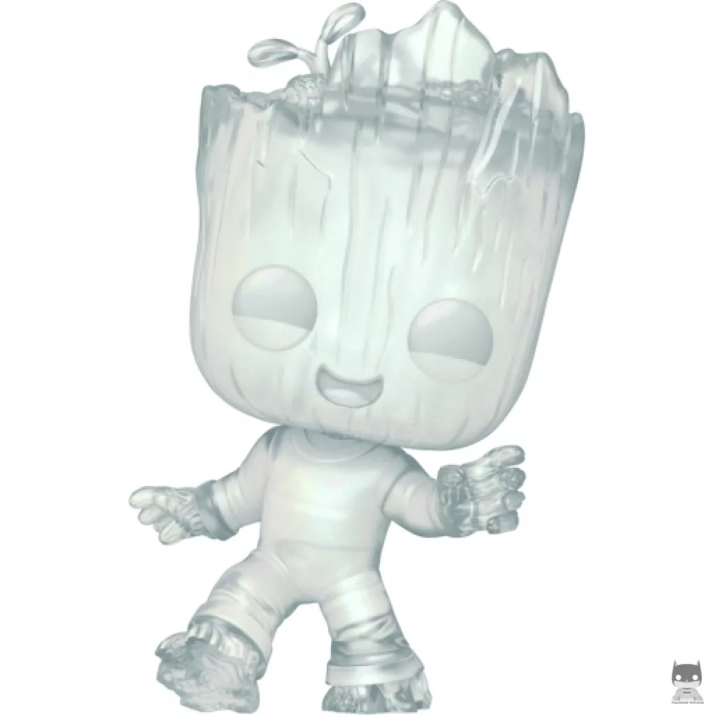 Figurine Funko POP Iwua en Groot (Translucent) (Je s'appelle Groot)