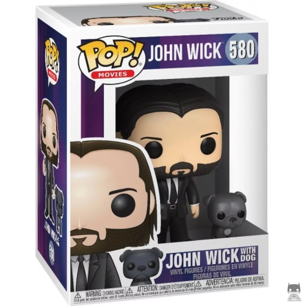 Figurine Funko POP John Wick avec Chien avec boîte