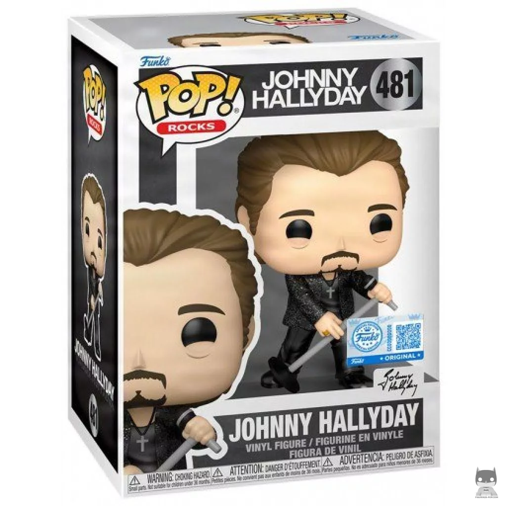 Figurine Funko POP Johnny Hallyday avec boîte