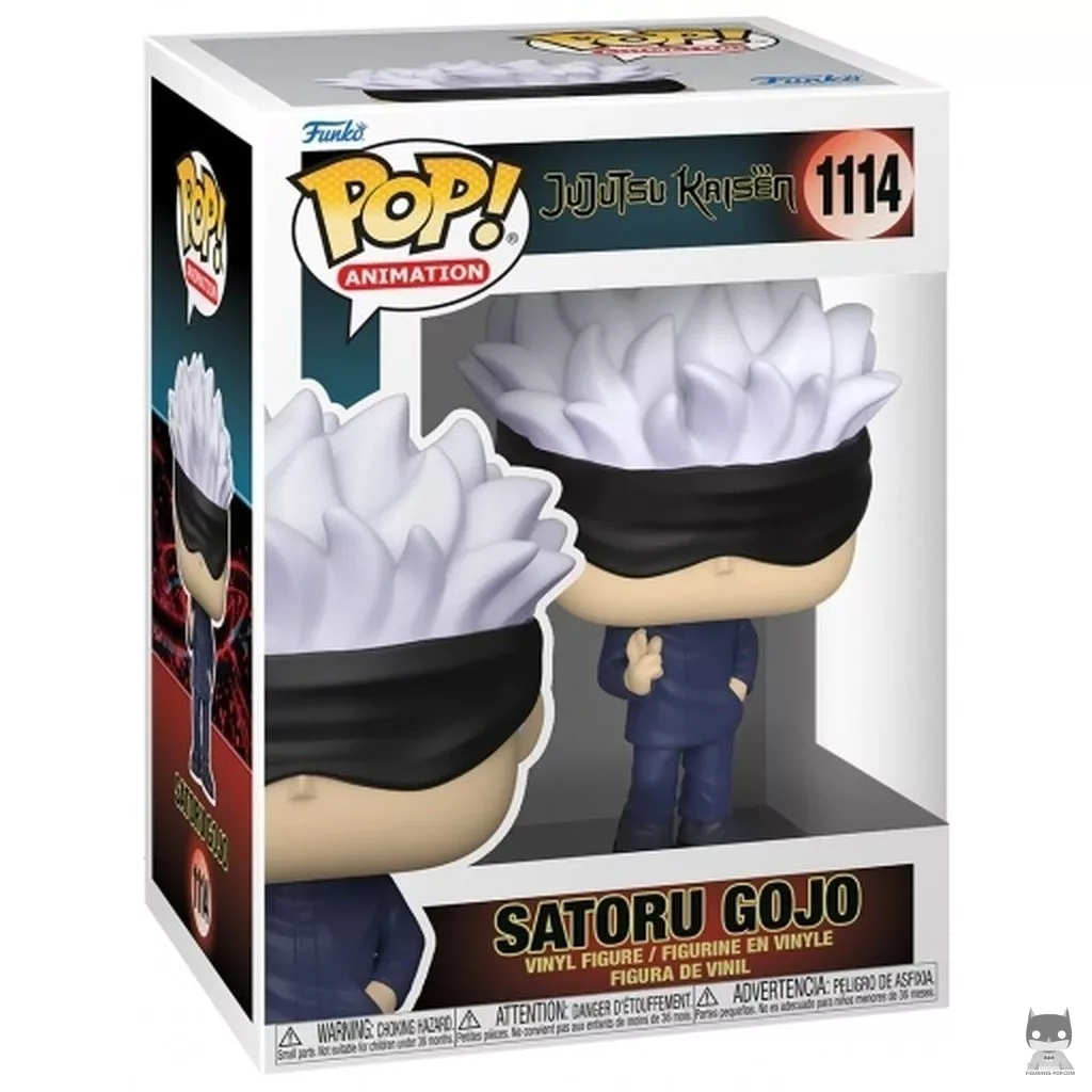 Figurine Funko POP Satoru Gojo avec boîte
