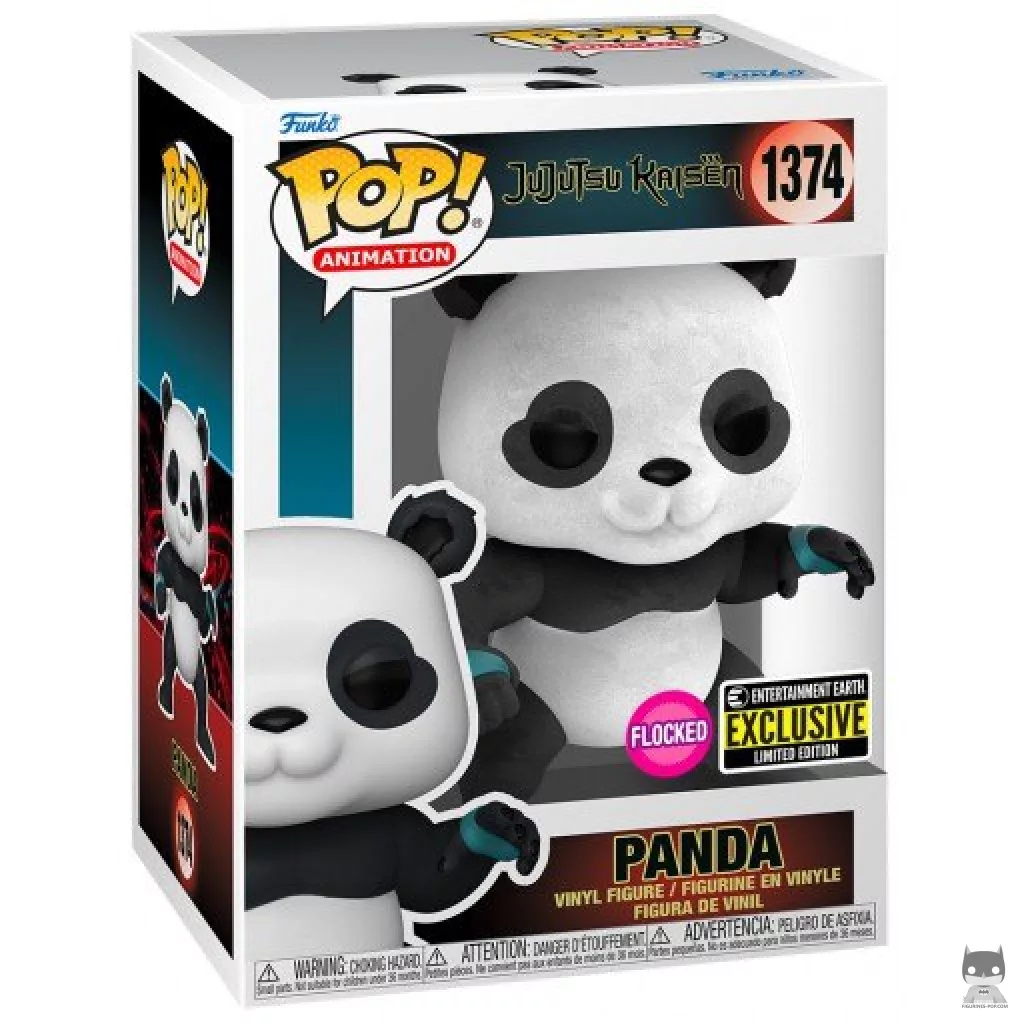 Figurine Funko POP Panda (Flocked) avec boîte