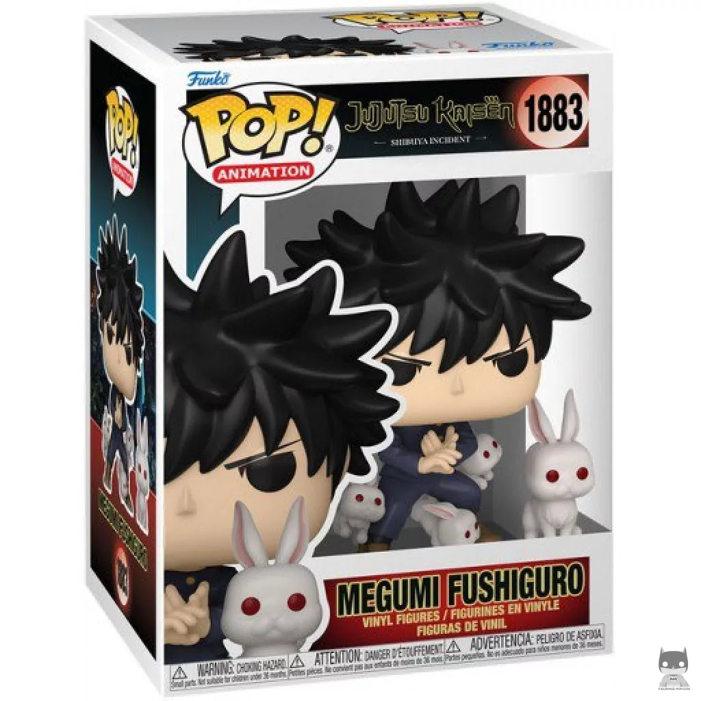 Figurine Funko POP Megumi Fushiguro avec Lapins avec boîte