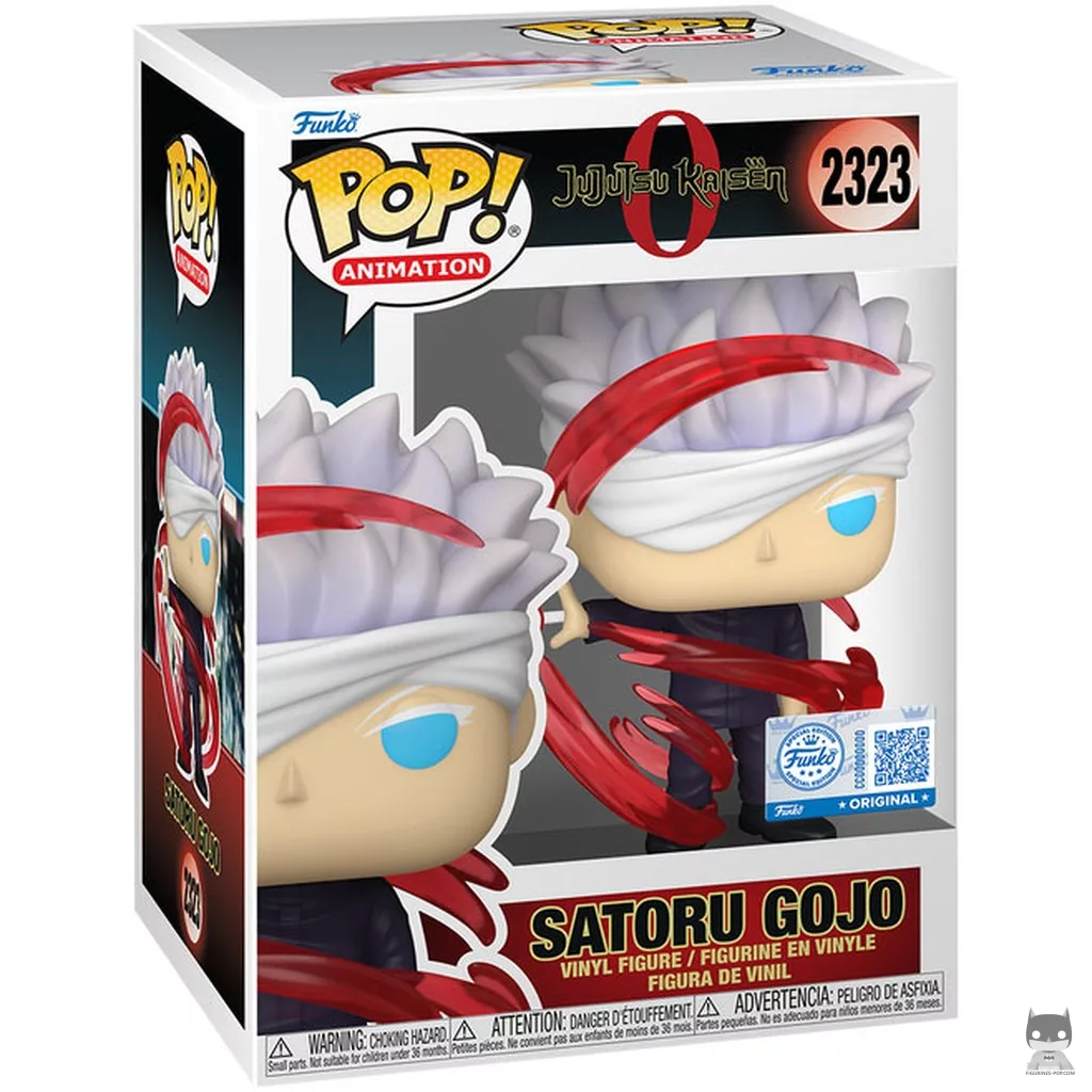 Figurine Funko POP Satoru Gojo (Énergie rouge) avec boîte