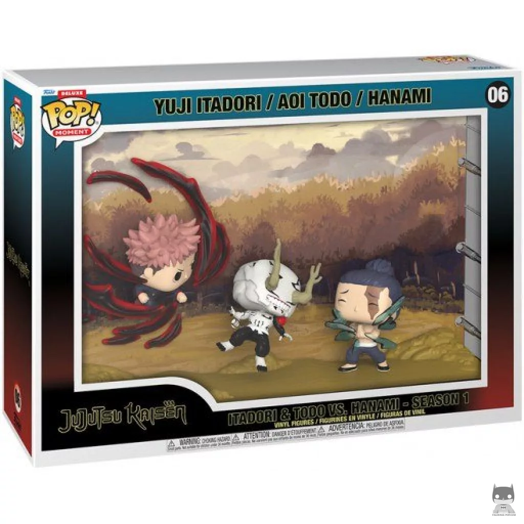 Figurine Funko POP Yuji Itadori & Todo vs Hanami -  Saison 1 avec boîte