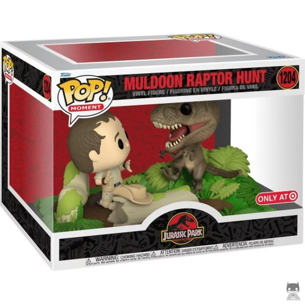 Figurine Funko POP Chasse des Raptor & Muldoon avec boîte
