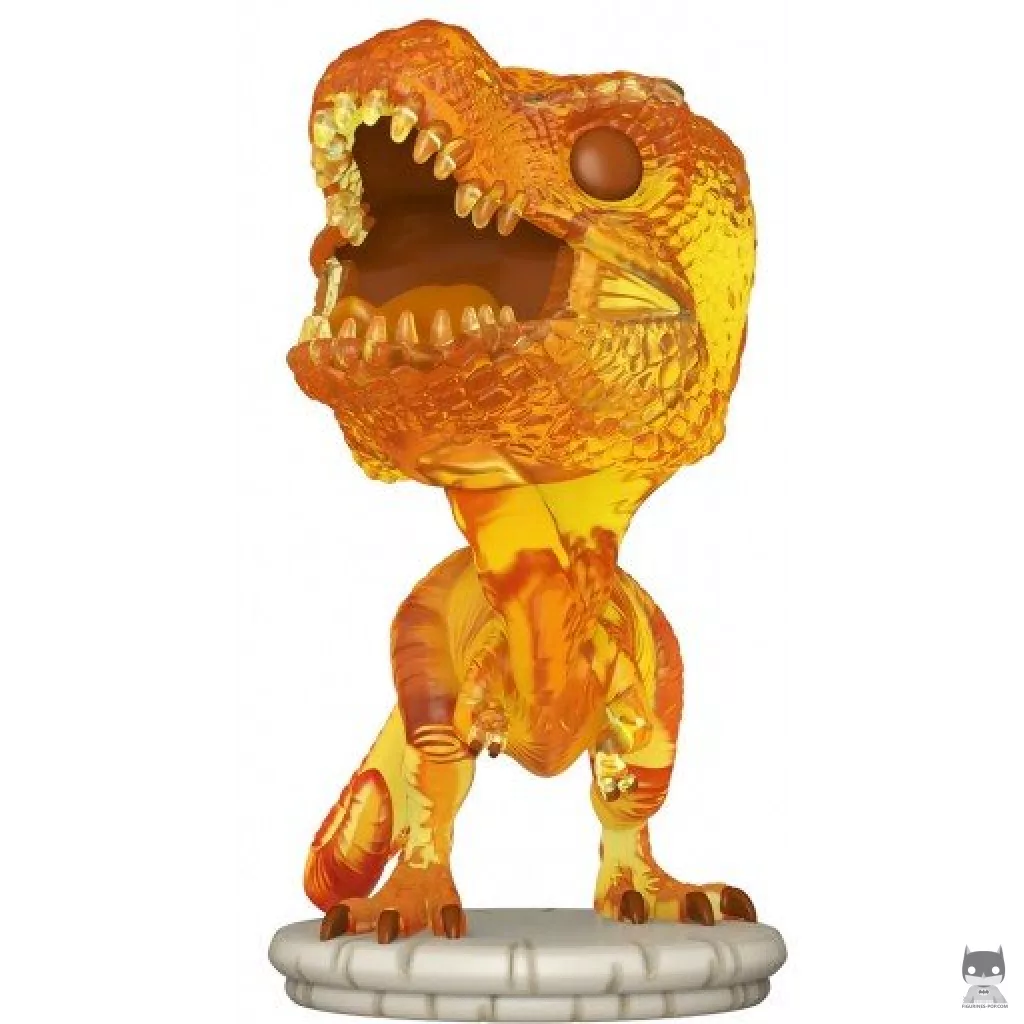 Figurine Funko POP Tyrannosaurus Rex (Ambre) (Jurassic Park)