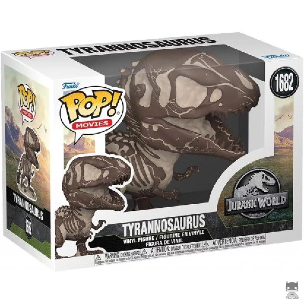 Figurine Funko POP Tyrannosaure (Fossile) avec boîte