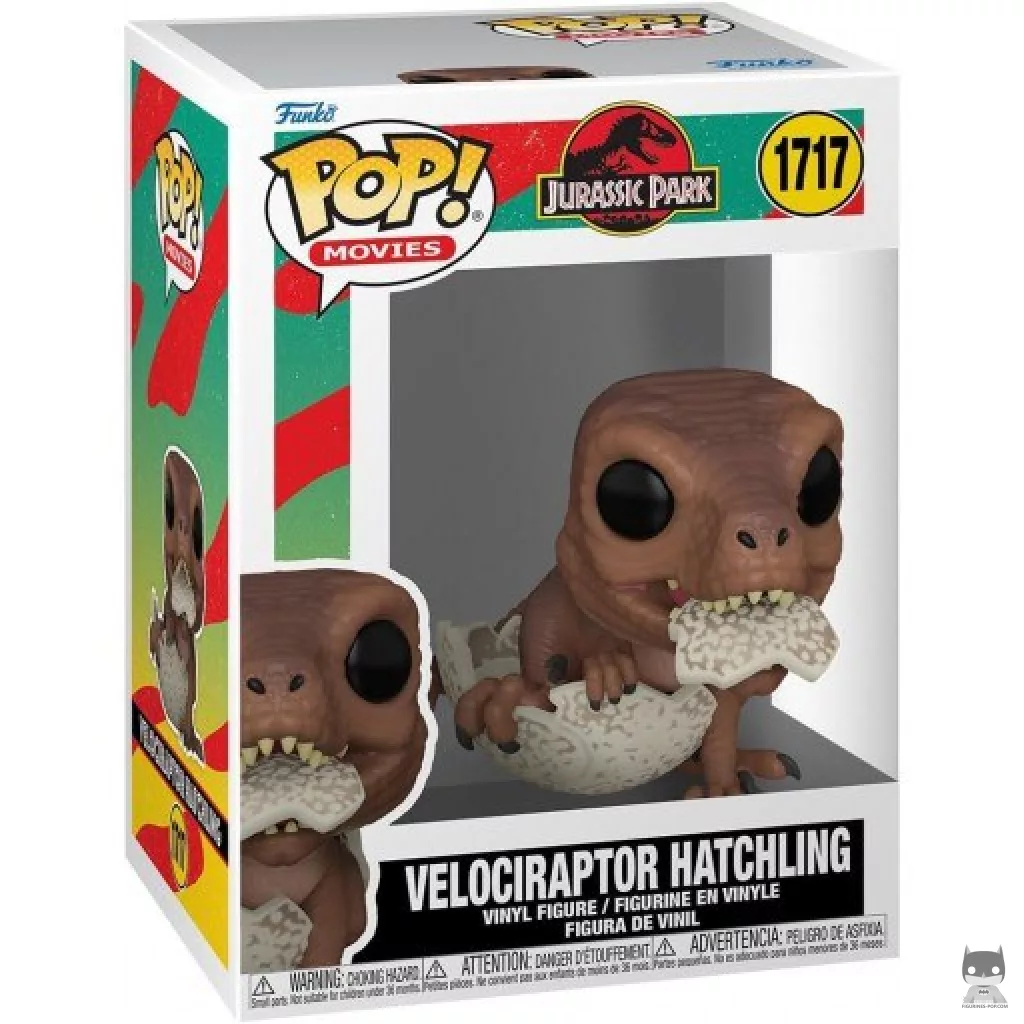 Figurine Funko POP Eclosion du Velociraptor avec boîte