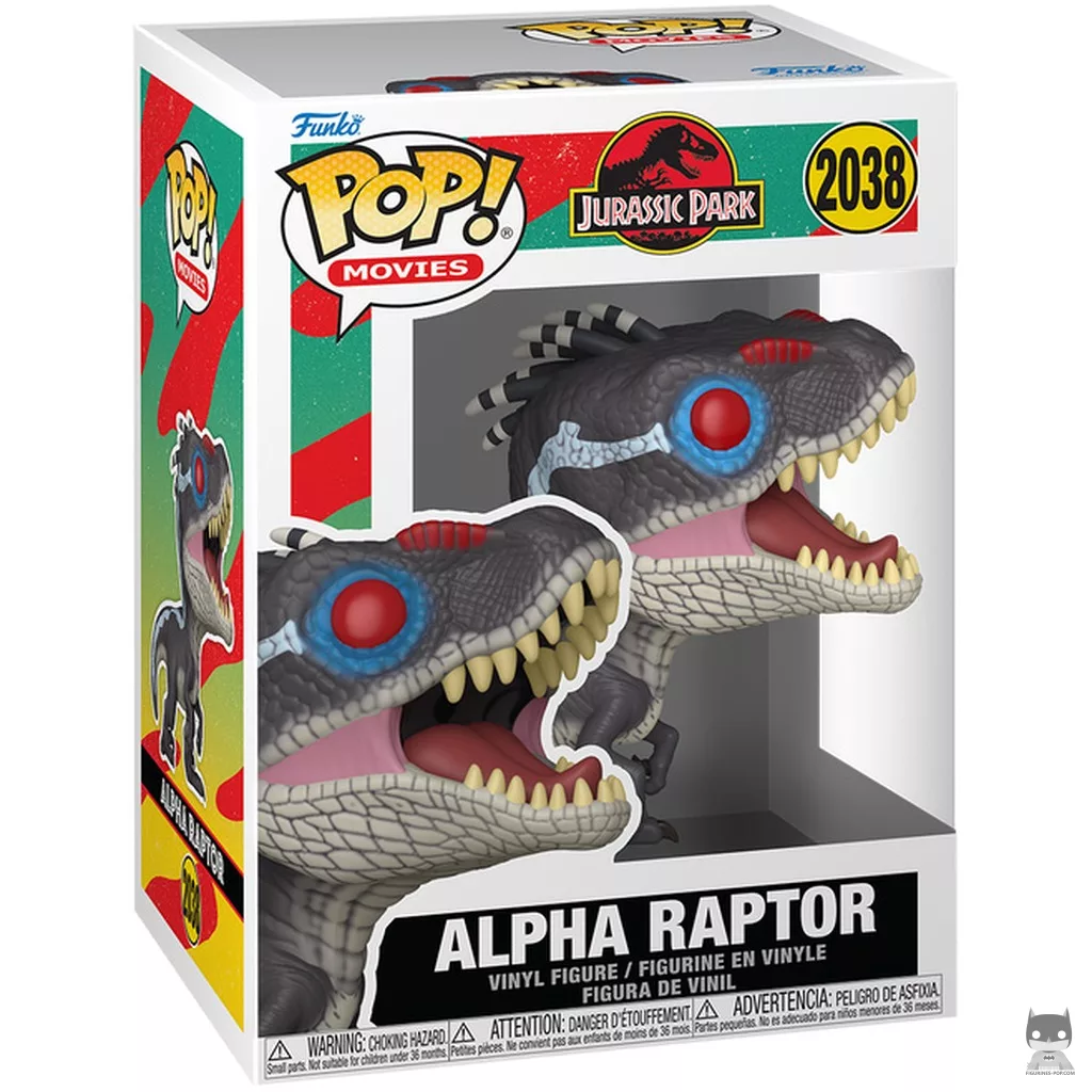 Figurine Funko POP Alpha Raptor avec boîte