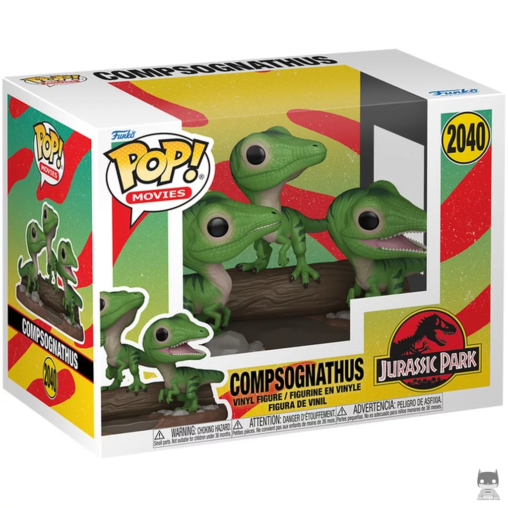 Figurine Funko POP Compsognathus avec boîte