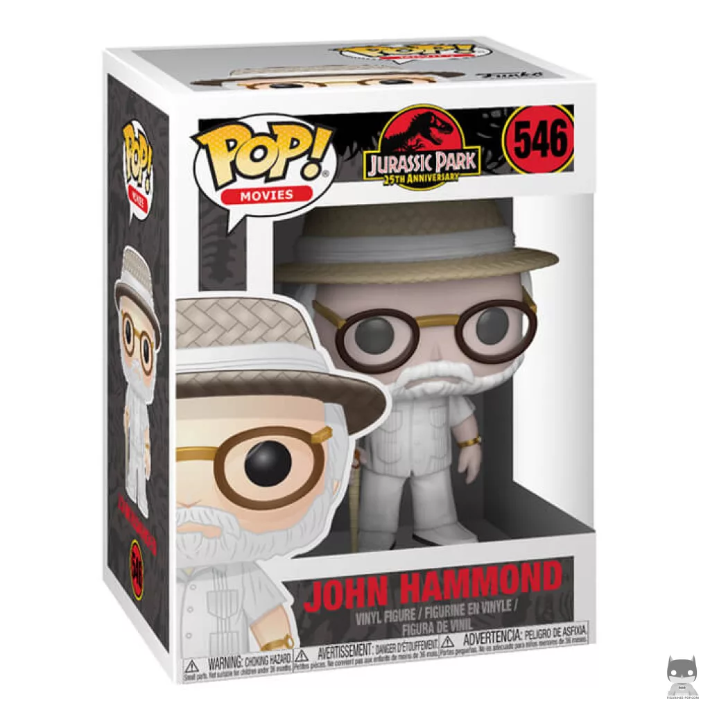 Figurine Funko POP John Hammond avec boîte