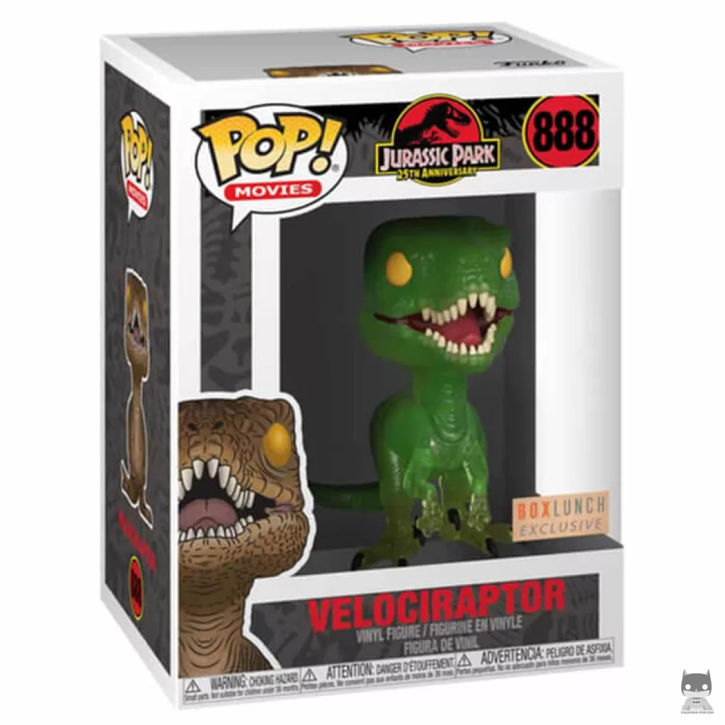 Figurine Funko POP Velociraptor Intelligente avec boîte