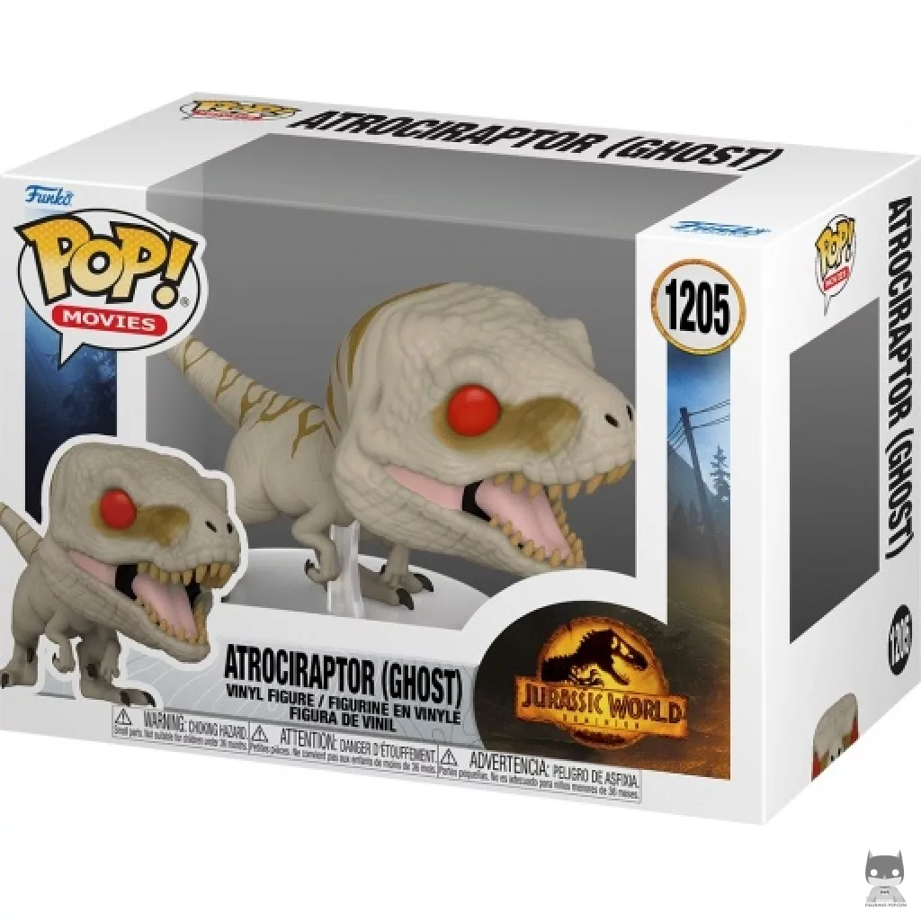 Figurine Funko POP Atrociraptor (Ghost) avec boîte