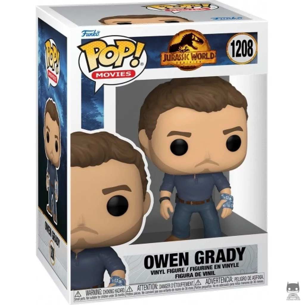 Figurine Funko POP Owen Grady avec boîte