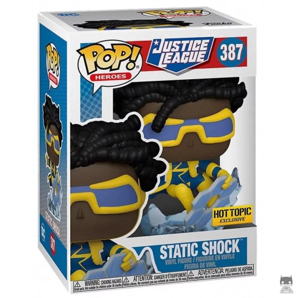 Figurine Funko POP Static Shock avec boîte
