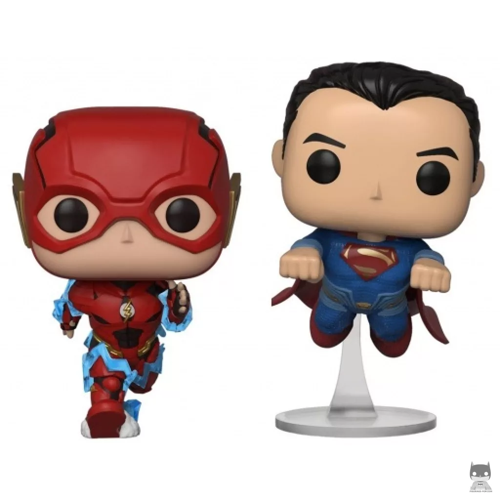 Figurine Funko POP Flash & Superman Course (Justice League (Film))