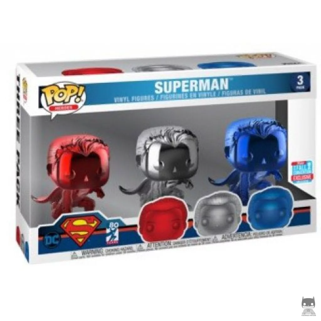 Figurine Funko POP Superman (Chrome) avec boîte
