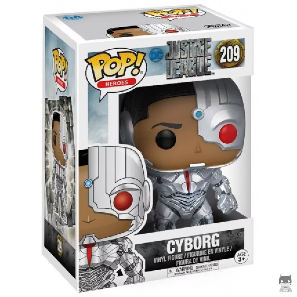 Figurine Funko POP Cyborg avec boîte