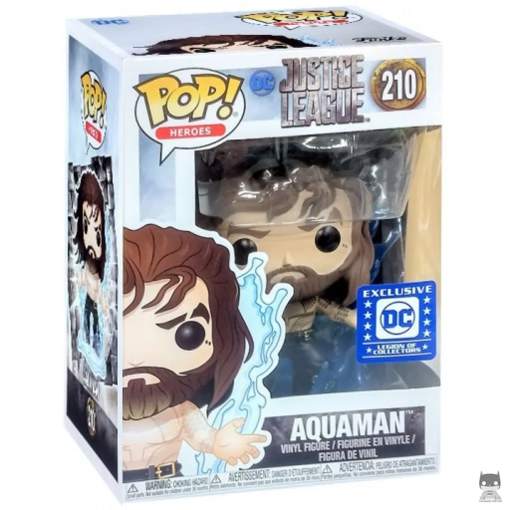 Figurine Funko POP Aquaman Torse Nu avec boîte