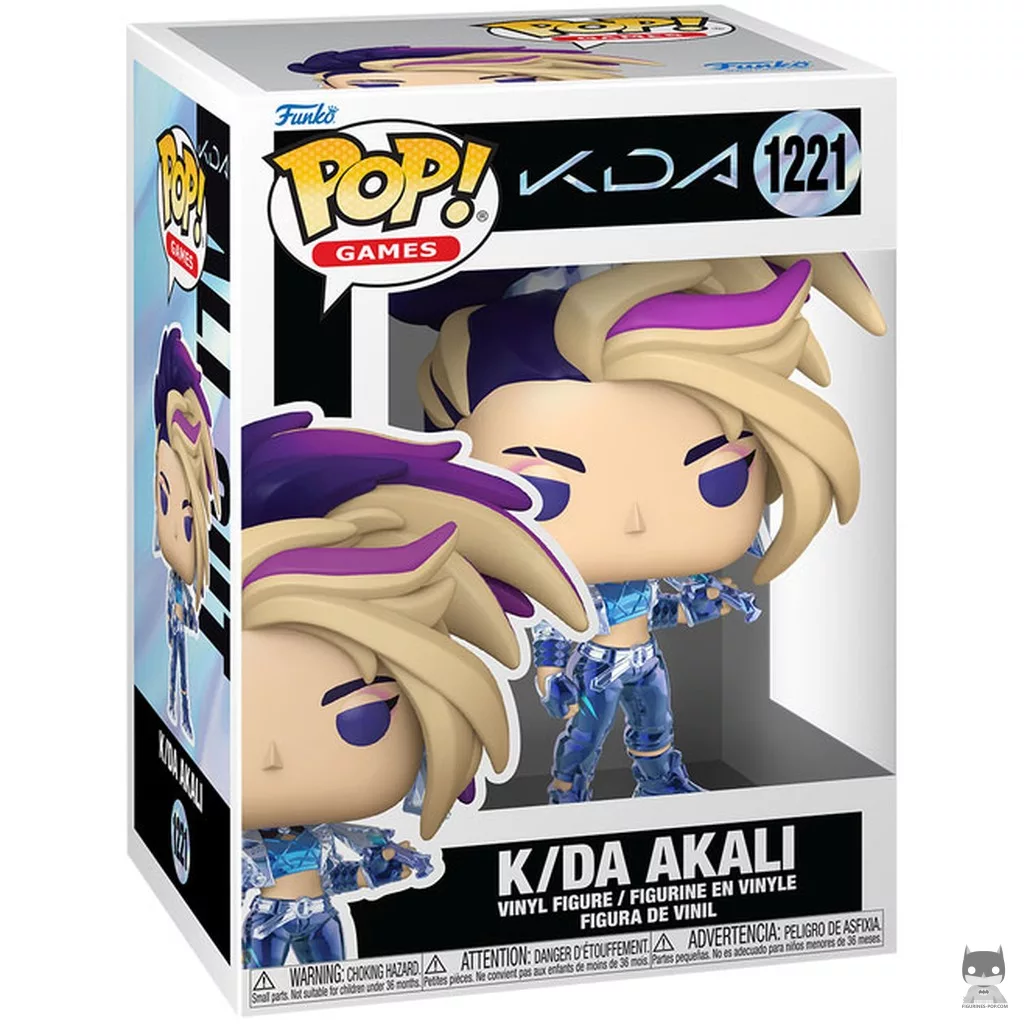 Figurine Funko POP K/DA Akali avec boîte