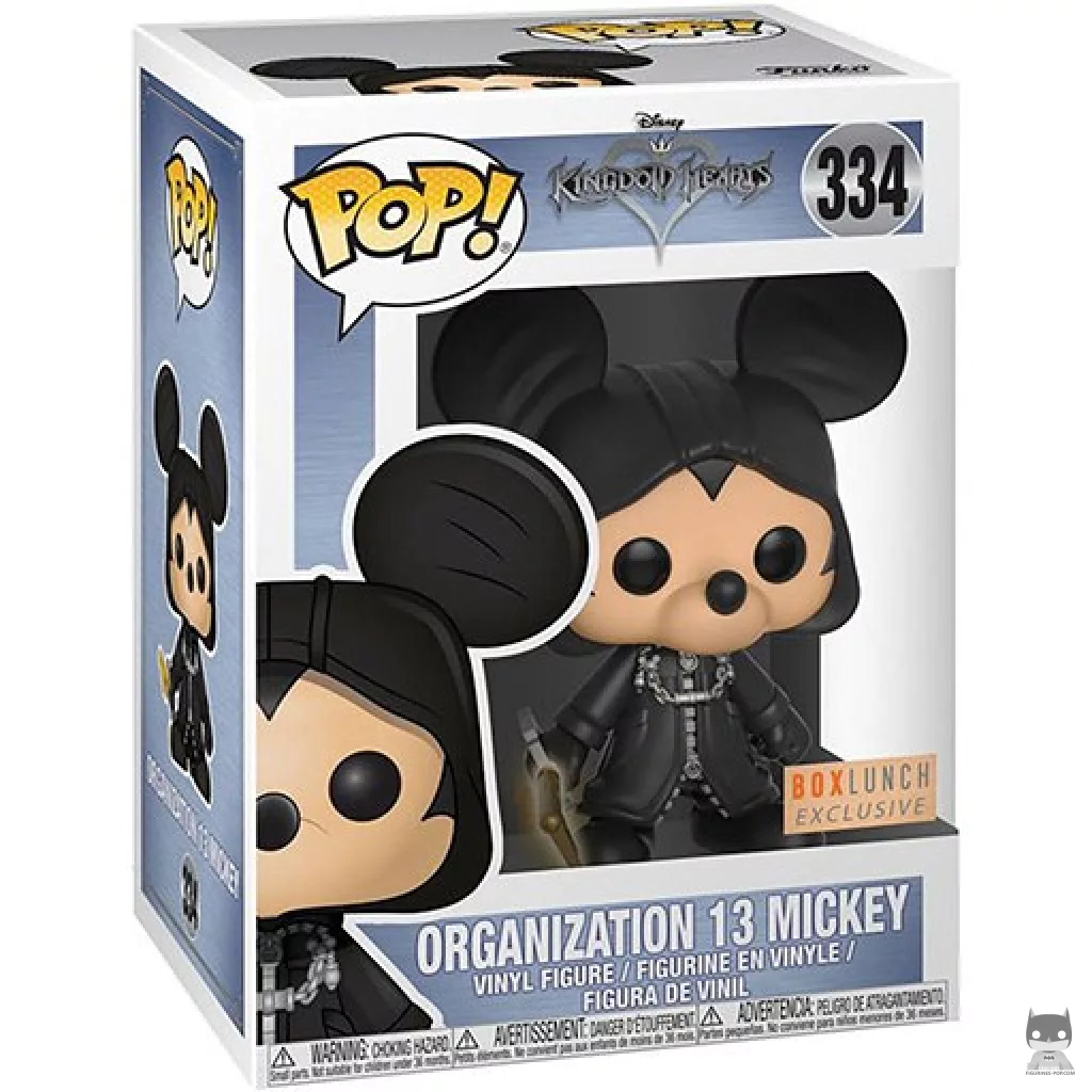 Figurine Funko POP Mickey Mouse (Organization XIII) (Chase) avec boîte