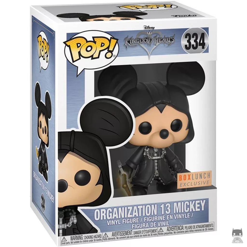 Figurine Funko POP Mickey Mouse (Organization XIII) avec boîte
